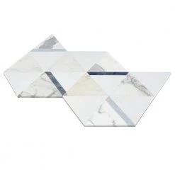 Zandara Calacatta Azul 13.6 in. x 23.6 in. Polished Marble Floor and Wall Mosaic Tile (2.22 sq. ft./Each) by Ivy Hill Tile 14 Zandara Calacatta Azul 13.6 in. x 23.6 in. Polished Marble Floor and Wall Mosaic Tile (2.22 sq. ft./Each) by Ivy Hill Tile -Ivy Hill Tile Sales calacatta azul ivy hill tile marble tile ext3rd106387 1f 1000