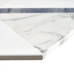 Zandara Calacatta Azul 13.6 in. x 23.6 in. Polished Marble Floor and Wall Mosaic Tile (2.22 sq. ft./Each) by Ivy Hill Tile 15 Zandara Calacatta Azul 13.6 in. x 23.6 in. Polished Marble Floor and Wall Mosaic Tile (2.22 sq. ft./Each) by Ivy Hill Tile -Ivy Hill Tile Sales calacatta azul ivy hill tile marble tile ext3rd106387 44 1000