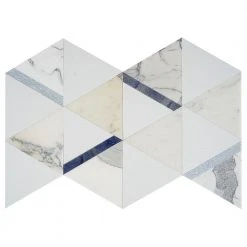 Zandara Calacatta Azul 13.6 in. x 23.6 in. Polished Marble Floor and Wall Mosaic Tile (2.22 sq. ft./Each) by Ivy Hill Tile 13 Zandara Calacatta Azul 13.6 in. x 23.6 in. Polished Marble Floor and Wall Mosaic Tile (2.22 sq. ft./Each) by Ivy Hill Tile -Ivy Hill Tile Sales calacatta azul ivy hill tile marble tile ext3rd106387 4f 1000