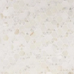 Koror Calacatta 11.73 in. x 12 in. Matte Marble Floor and Wall Mosaic Tile (0.97 sq. ft./Sheet) by Ivy Hill Tile -Ivy Hill Tile Sales calacatta ivy hill tile marble tile ext3rd106285 76 1000