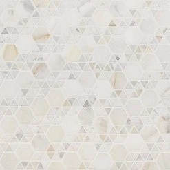 Koror Calacatta 11.73 in. x 12 in. Matte Marble Floor and Wall Mosaic Tile (0.97 sq. ft./Sheet) by Ivy Hill Tile -Ivy Hill Tile Sales calacatta ivy hill tile marble tile ext3rd106285 c3 1000
