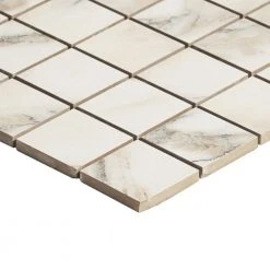 Saroshi Calacatta Rustico 11.81 in. x 11.81 in. Matte Porcelain Floor and Wall Mosaic Tile (0.96 sq. ft./Each) by Ivy Hill Tile 12 Saroshi Calacatta Rustico 11.81 in. x 11.81 in. Matte Porcelain Floor and Wall Mosaic Tile (0.96 sq. ft./Each) by Ivy Hill Tile -Ivy Hill Tile Sales calacatta rustico ivy hill tile mosaic tile ext3rd107373 40 1000