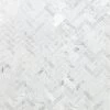 White Carrara Herringbone 12 in. x 12 in. 10mm Polished Marble Stone Mosaic Wall Tile (1 sq. ft.) by Ivy Hill Tile 1 White Carrara Herringbone 12 in. x 12 in. 10mm Polished Marble Stone Mosaic Wall Tile (1 sq. ft.) by Ivy Hill Tile -Ivy Hill Tile Sales carrara ivy hill tile marble tile ext3rd104818 64 1000