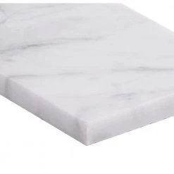 White Carrara 3 in. x 6 in. x 9mm Polished Marble Subway Tile (40 pieces / 5 sq. ft. / box) by Ivy Hill Tile -Ivy Hill Tile Sales carrara ivy hill tile marble tile ext3rd104819 40 1000