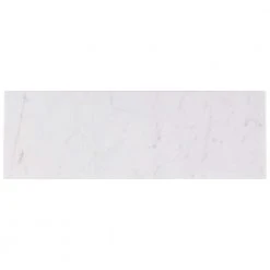 White Carrara 4 in. x 12 in. x 9mm Polished Marble Subway Tile (30 pieces / 10 sq. ft. / box) by Ivy Hill Tile -Ivy Hill Tile Sales carrara ivy hill tile marble tile ext3rd104820 1f 1000
