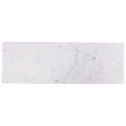 White Carrara 4 in. x 12 in. x 9mm Polished Marble Subway Tile (30 pieces / 10 sq. ft. / box) by Ivy Hill Tile -Ivy Hill Tile Sales carrara ivy hill tile marble tile ext3rd104820 44 1000