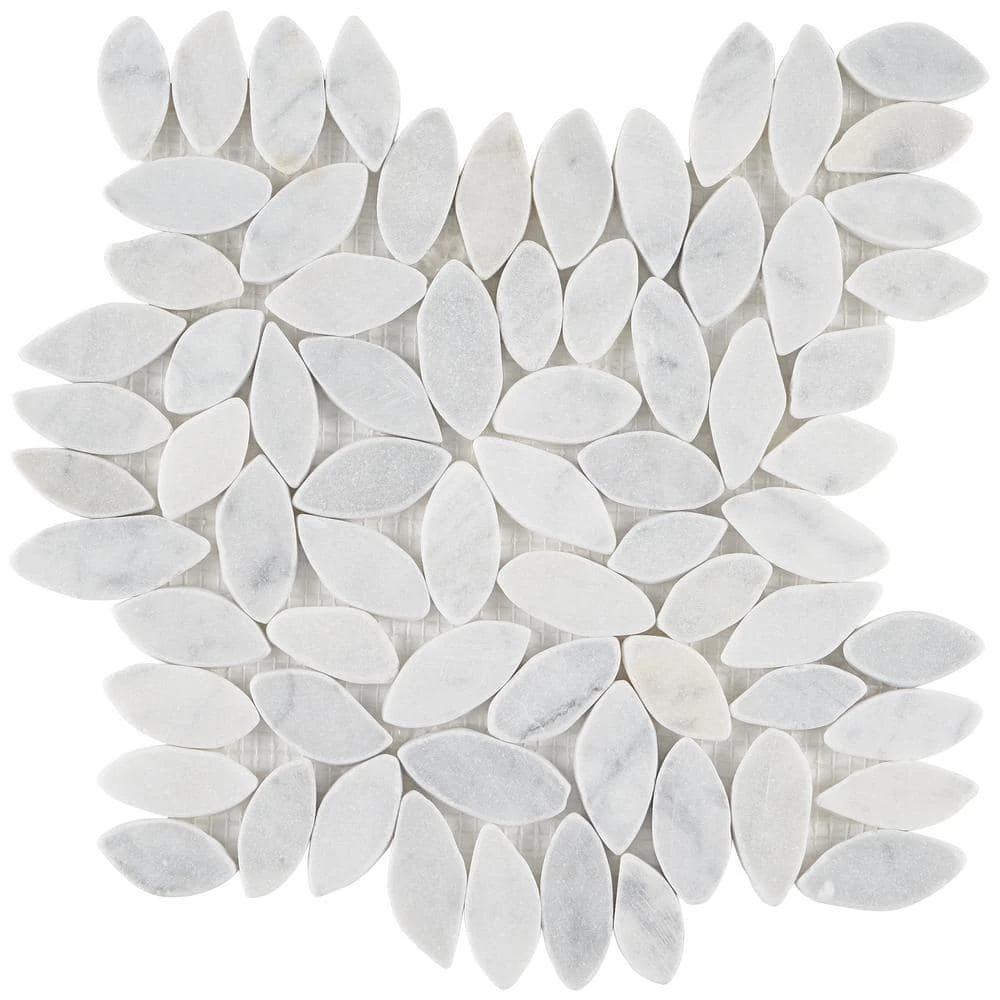 Countryside Flower Carrara 11.81 in. x 11.81 in. Natural Marble Floor and Wall Mosaic Tile (0.96 sq. ft./Each) by Ivy Hill Tile 7 Countryside Flower Carrara 11.81 in. x 11.81 in. Natural Marble Floor and Wall Mosaic Tile (0.96 sq. ft./Each) by Ivy Hill Tile - Image 5