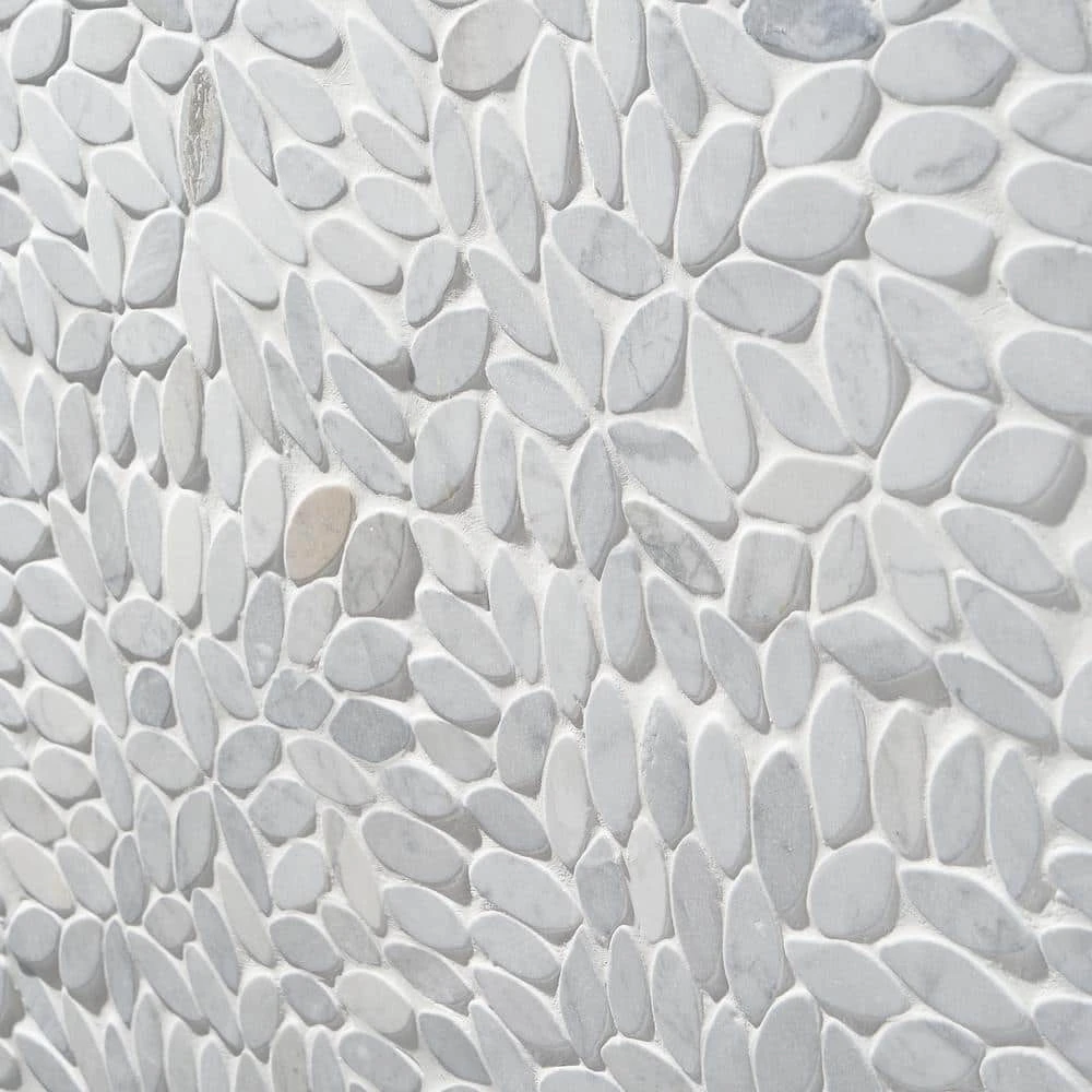 Countryside Flower Carrara 11.81 in. x 11.81 in. Natural Marble Floor and Wall Mosaic Tile (0.96 sq. ft./Each) by Ivy Hill Tile 9 Countryside Flower Carrara 11.81 in. x 11.81 in. Natural Marble Floor and Wall Mosaic Tile (0.96 sq. ft./Each) by Ivy Hill Tile - Image 7