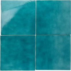 Appaloosa Carribean Blue 14 in. x 14 in. 10mm Polished Porcelain Floor and Wall (8-piece 10.76 sq. ft. / box) by Ivy Hill Tile -Ivy Hill Tile Sales carribean blue ivy hill tile porcelain tile ext3rd101646 66 1000