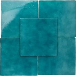 Appaloosa Carribean Blue 14 in. x 14 in. 10mm Polished Porcelain Floor and Wall (8-piece 10.76 sq. ft. / box) by Ivy Hill Tile -Ivy Hill Tile Sales carribean blue ivy hill tile porcelain tile ext3rd101646 a0 1000