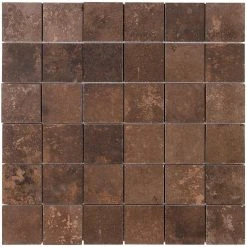 Voyager Copper Metal Look 12.4 in x 12.4 in Porcelain Mosaic Floor and Wall Tile (1.06 sqft / Piece) by Ivy Hill Tile -Ivy Hill Tile Sales copper ivy hill tile metal tile ext3rd104507 c3 1000