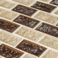 Hazelnut Butter Crackle Cream 12 in. x 11.5 in. Interlocking Glossy Ceramic/Glass Wall Mosaic Tile (4.79 sq. ft./Case) by Jeffrey Court 11 Hazelnut Butter Crackle Cream 12 in. x 11.5 in. Interlocking Glossy Ceramic/Glass Wall Mosaic Tile (4.79 sq. ft./Case) by Jeffrey Court -Ivy Hill Tile Sales cream jeffrey court glass tile 99409 1d 1000