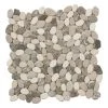 Emperador River Rocks Cream 11.5 in. x 11.5 in. Interlock Travertine/Marble Wall/Floor Mosaic Tile (9.18 sq. ft./Case) by Jeffrey Court -Ivy Hill Tile Sales cream jeffrey court marble tile 99049 64 1000