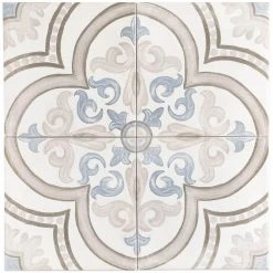 Valencia Daiza Encaustic 8 in. x 8 in. 9mm Matte Porcelain Floor and Wall Tile (26-piece 11.19 sq. ft. / box) by Ivy Hill Tile -Ivy Hill Tile Sales daiza ivy hill tile porcelain tile ext3rd100972 66 1000