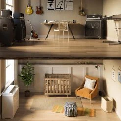 Sandstone Dark Beige 12 in. x 24 in. Waterproof Rigid Core Click-Lock Luxury Vinyl Tile Flooring (28.04 sq. ft. / case) by Ivy Hill Tile -Ivy Hill Tile Sales dark beige ivy hill tile vinyl tile ext3rd105844 1f 1000