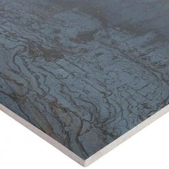 Angela Harris Metallic Dark Blue 12 in. x 24 in. Matte Porcelain Floor and Wall Tile (15.49 Sq. Ft. / Case) by Ivy Hill Tile -Ivy Hill Tile Sales dark blue ivy hill tile porcelain tile ext3rd100080 1f 1000