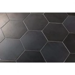 Langston Dark Gray 9.875 in. x 11.375 in. x 10mm Matte Porcelain Floor and Wall Tile (18 pieces / 10.76 sq. ft. / box) by Ivy Hill Tile -Ivy Hill Tile Sales dark gray ivy hill tile porcelain tile ext3rd101075 66 1000