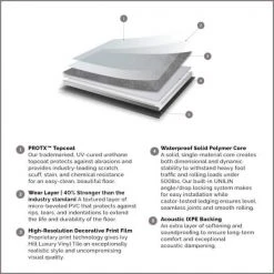 Slate Dark Gray 12 in. x 24 in. Waterproof Rigid Core Click-Lock Luxury Vinyl Tile Flooring (28.04 sq. ft. / case) by Ivy Hill Tile -Ivy Hill Tile Sales dark gray ivy hill tile vinyl tile ext3rd105850 44 1000