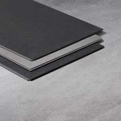 Slate Dark Gray 12 in. x 24 in. Waterproof Rigid Core Click-Lock Luxury Vinyl Tile Flooring (28.04 sq. ft. / case) by Ivy Hill Tile -Ivy Hill Tile Sales dark gray ivy hill tile vinyl tile ext3rd105850 4f 1000