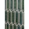 Delphi Hexagon Deep Emerald 9.5 in. x 15.5 in. Glazed Ceramic Mosaic Tile (1.02 sq. ft./Sheet) by Ivy Hill Tile -Ivy Hill Tile Sales deep emerald ivy hill tile ceramic tile ext3rd105787 64 1000