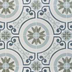 Aster Garden Square 9 in. x 9 in. Matte Porcelain Floor and Wall Tile (10.65 sq. ft. / case) by Ivy Hill Tile -Ivy Hill Tile Sales garden ivy hill tile porcelain tile ext3rd105132 1f 1000
