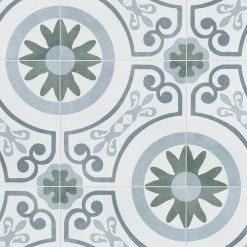 Aster Garden Square 9 in. x 9 in. Matte Porcelain Floor and Wall Tile (10.65 sq. ft. / case) by Ivy Hill Tile -Ivy Hill Tile Sales garden ivy hill tile porcelain tile ext3rd105132 76 1000