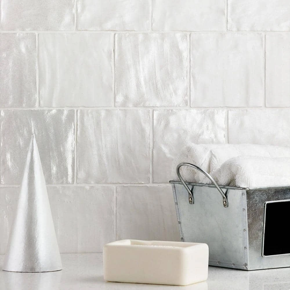 Amagansett Gin 4 in. x 4 in. Satin Ceramic Wall Tile (5.38 sq. ft. / box) by Ivy Hill Tile 4 Amagansett Gin 4 in. x 4 in. Satin Ceramic Wall Tile (5.38 sq. ft. / box) by Ivy Hill Tile - Image 2