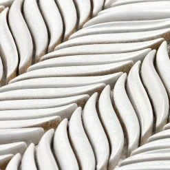 Delphi Alula Glacier White 10 in. x 12 in. Glazed Ceramic Mosaic Tile (0.85 sq. ft./Sheet) by Ivy Hill Tile -Ivy Hill Tile Sales glacier white ivy hill tile ceramic tile ext3rd105795 66 1000