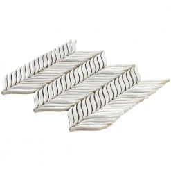 Delphi Alula Glacier White 10 in. x 12 in. Glazed Ceramic Mosaic Tile (0.85 sq. ft./Sheet) by Ivy Hill Tile -Ivy Hill Tile Sales glacier white ivy hill tile ceramic tile ext3rd105795 77 1000