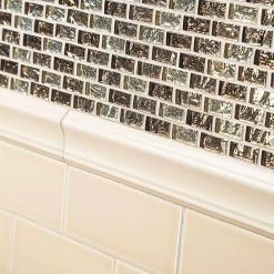 Infusion Gold Metallic 11.875 in. x 11.375 in. Interlocking Brick Glass Mosaic Tile (0.938 sq. ft/Each) by Jeffrey Court 11 Infusion Gold Metallic 11.875 in. x 11.375 in. Interlocking Brick Glass Mosaic Tile (0.938 sq. ft/Each) by Jeffrey Court -Ivy Hill Tile Sales gold jeffrey court glass tile 99793 66 1000