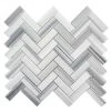 Zebra Plains Gray 12.875 in x 11.125 in. Herringbone Polished Marble Wall and Floor Mosaic Tile (9.947 sq. ft./Case) by Jeffrey Court 2 Zebra Plains Gray 12.875 in x 11.125 in. Herringbone Polished Marble Wall and Floor Mosaic Tile (9.947 sq. ft./Case) by Jeffrey Court -Ivy Hill Tile Sales gray grey jeffrey court marble tile 99287 64 1000