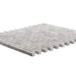 Stormy Knight Grey 12 in. x 12 in. Interlocking Polished Marble Stone Mosaic Tile (10 sq. ft./Case) by Jeffrey Court -Ivy Hill Tile Sales gray grey jeffrey court marble tile 99381 40 1000