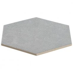 Sanskrit Gray Hex 8.86 in. x 10.20 in. Matte Porcelain Floor and Wall Tile (9.47 sq. ft./Case) by Ivy Hill Tile -Ivy Hill Tile Sales gray ivy hill tile porcelain tile ext3rd105718 4f 1000