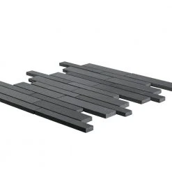 Tarmac Gray 10 in. x 12.in. Interlocking Honed Basalt Mosaic Tile (0.833 sq. ft./Each) by Jeffrey Court 9 Tarmac Gray 10 in. x 12.in. Interlocking Honed Basalt Mosaic Tile (0.833 sq. ft./Each) by Jeffrey Court -Ivy Hill Tile Sales gray jeffrey court basalt tile 96616 40 1000