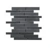 Tarmac Gray 10 in. x 12.in. Interlocking Honed Basalt Mosaic Tile (0.833 sq. ft./Each) by Jeffrey Court -Ivy Hill Tile Sales gray jeffrey court basalt tile 96616 64 1000