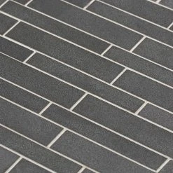 Tarmac Gray 10 in. x 12.in. Interlocking Honed Basalt Mosaic Tile (0.833 sq. ft./Each) by Jeffrey Court 10 Tarmac Gray 10 in. x 12.in. Interlocking Honed Basalt Mosaic Tile (0.833 sq. ft./Each) by Jeffrey Court -Ivy Hill Tile Sales gray jeffrey court basalt tile 96616 a0 1000