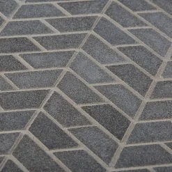 Riverfall Grey 10.75 in. x 11.875 in. Chevron Honed Basalt Wall and Floor Mosaic Tile (8.86 sq. ft./Case) by Jeffrey Court 9 Riverfall Grey 10.75 in. x 11.875 in. Chevron Honed Basalt Wall and Floor Mosaic Tile (8.86 sq. ft./Case) by Jeffrey Court -Ivy Hill Tile Sales gray jeffrey court basalt tile 96774 1d 1000