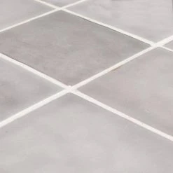 Vista Grey Zellige 4 in. x 4 in. Glossy Ceramic Wall Tile (5.4 sq. ft./Case) by Jeffrey Court -Ivy Hill Tile Sales gray jeffrey court ceramic tile 95667 77 1000