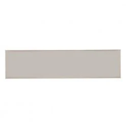 Misty Grey Gloss 4 in. x 16 in. Subway Gloss Ceramic Wall Tile (11.11 Sq.Ft./ Case) by Jeffrey Court