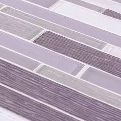 Forest Folly Gray 11.625 in. x 11.5 in. Interlocking Glass Mosaic Tile (13.92 sq. ft./Case) by Jeffrey Court -Ivy Hill Tile Sales gray jeffrey court glass tile 95685 1d 1000 1