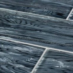 Abalone Gray 3 in. x 12 in. Glossy Glass Wall Tile (1 sq. ft./Pack) by Jeffrey Court 19 Abalone Gray 3 in. x 12 in. Glossy Glass Wall Tile (1 sq. ft./Pack) by Jeffrey Court -Ivy Hill Tile Sales gray jeffrey court glass tile 97930 fa 1000
