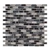 Coal Mine Gray 11.5 in. x 11.625 in. Interlocking Mixed Glass and Stone Mosaic Tile (14.99 sq. ft./Case) by Jeffrey Court 2 Coal Mine Gray 11.5 in. x 11.625 in. Interlocking Mixed Glass and Stone Mosaic Tile (14.99 sq. ft./Case) by Jeffrey Court -Ivy Hill Tile Sales gray jeffrey court glass tile 99620 64 1000
