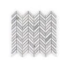 Jetwing White/Grey 10.75 in. x 11.875 in. Chevron Polished White/Grey Marble Wall/Floor Mosaic Tile (8.86 sq. ft./Case) by Jeffrey Court 2 Jetwing White/Grey 10.75 in. x 11.875 in. Chevron Polished White/Grey Marble Wall/Floor Mosaic Tile (8.86 sq. ft./Case) by Jeffrey Court -Ivy Hill Tile Sales gray jeffrey court marble tile 13071 64 1000