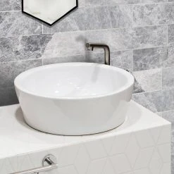 Tundra Grey 3 in. x 12 in. Polished Marble Floor and Wall Tile (5 sq. ft. /Case) by Jeffrey Court -Ivy Hill Tile Sales gray jeffrey court marble tile 96006 e1 1000