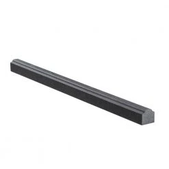 Basalt Gray 0.75 in. x 12 in. Honed Basalt Wall Pencil Tile (1 Linear Foot) by Jeffrey Court -Ivy Hill Tile Sales gray jeffrey court tile trim 95353 4f 1000