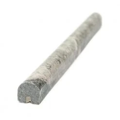 Tundra Grey .75 in. x 11.875 in. Marble Wall Pencil Tile (1 Linear Foot) by Jeffrey Court -Ivy Hill Tile Sales gray jeffrey court tile trim 99645 40 1000