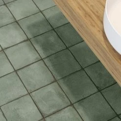 Santa Fe Green 7.87 in. x 7.87 in. Matte Porcelain Floor and Wall Tile (11.19 sq. ft./Case) by Ivy Hill Tile -Ivy Hill Tile Sales green ivy hill tile porcelain tile ext3rd106066 76 1000