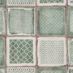 Santa Fe Deco Green 7.87 in. x 7.87 in. Matte Porcelain Floor and Wall Tile (10.32 sq. ft. / Case) by Ivy Hill Tile -Ivy Hill Tile Sales green ivy hill tile porcelain tile ext3rd106069 44 1000