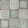 Santa Fe Deco Green 7.87 in. x 7.87 in. Matte Porcelain Floor and Wall Tile (10.32 sq. ft. / Case) by Ivy Hill Tile -Ivy Hill Tile Sales green ivy hill tile porcelain tile ext3rd106069 64 1000