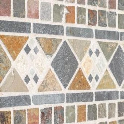 Slate Green 11.75 in. x 11.75 in. Textured Square Slate Wall and Floor Mosaic Tile (9.58 sq. ft./Case) by Jeffrey Court 10 Slate Green 11.75 in. x 11.75 in. Textured Square Slate Wall and Floor Mosaic Tile (9.58 sq. ft./Case) by Jeffrey Court -Ivy Hill Tile Sales green jeffrey court mosaic tile 99027 a0 1000